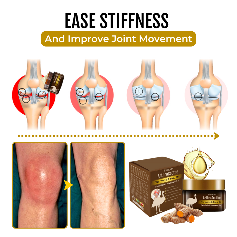 Biancat® ArthroSoothe Turmeric & Emu Oil Pain Relief Massage Gel