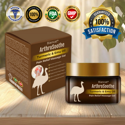 Biancat® ArthroSoothe Turmeric & Emu Oil Pain Relief Massage Gel