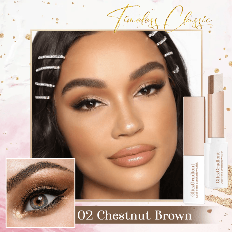 GlitzGradient Dual-Tone Eyeshadow Stick